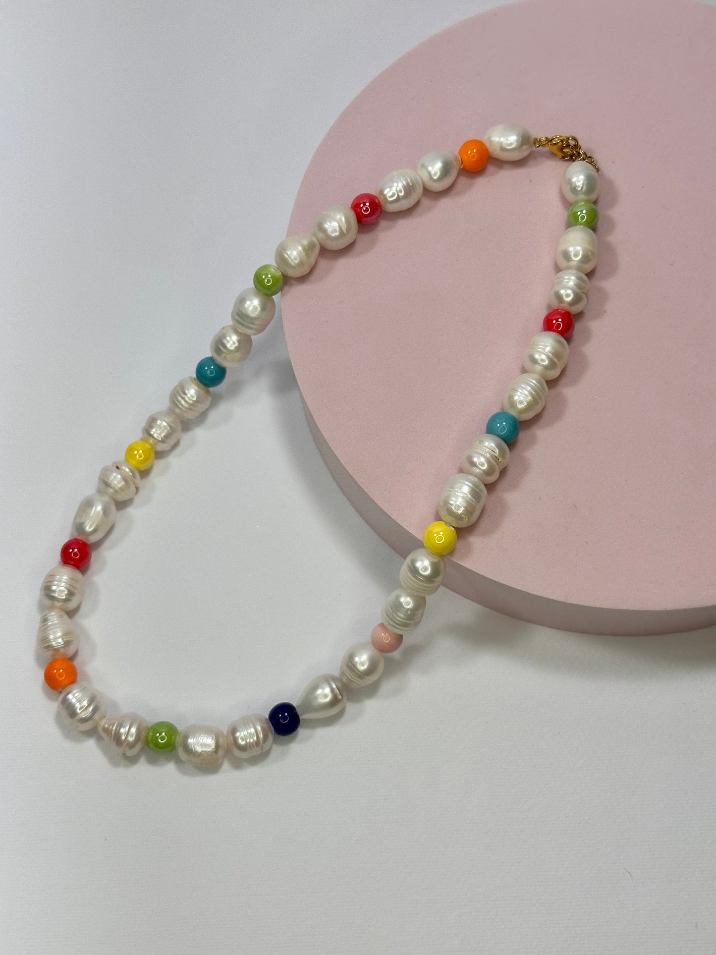 Collana Pearl Rainbow