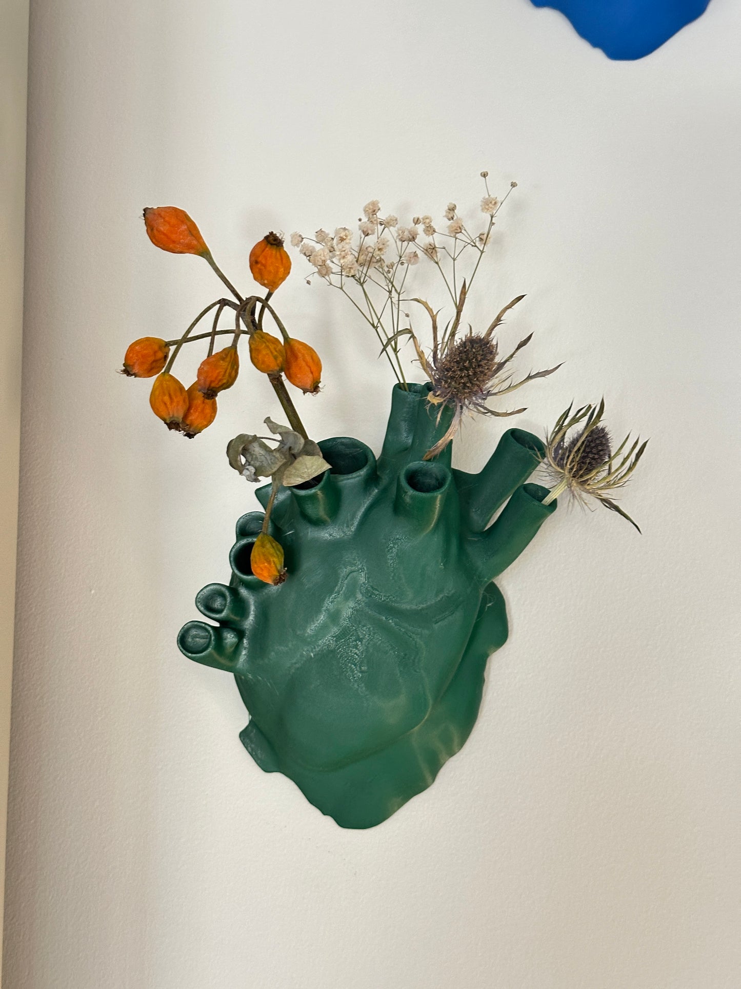 Vaso da Parete a Forma di Cuore Anatomico
