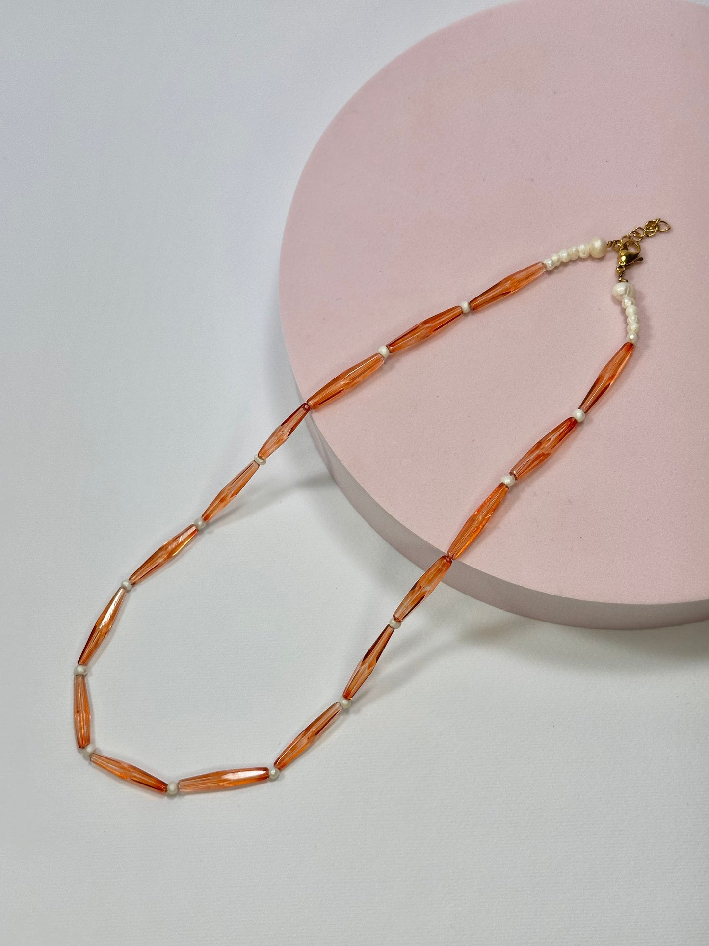 Collana Amber arancio