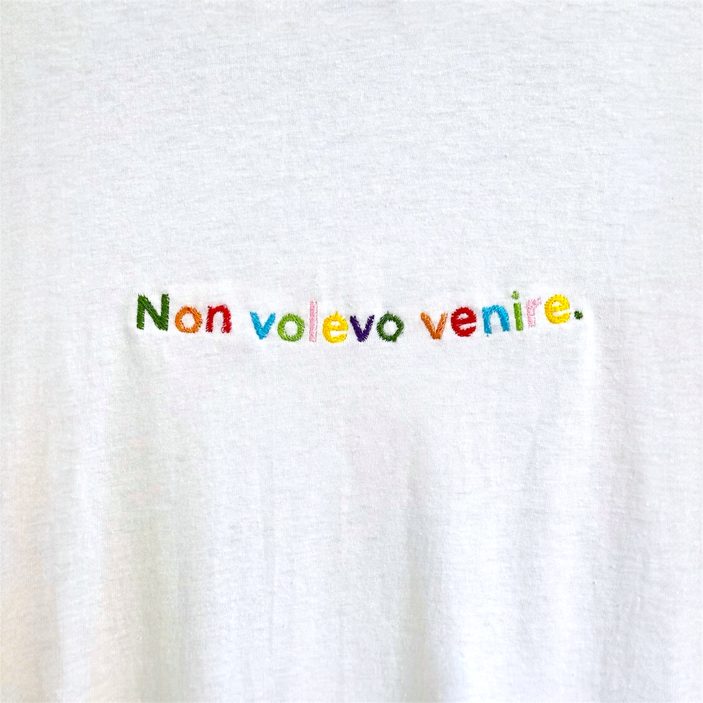 T-Shirt Non volevo venire